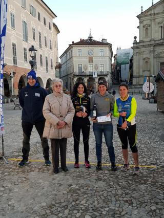 Il podio maschile della Novara Half Marathon