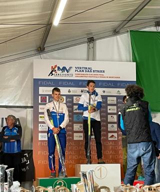 Alex Rigo ed Emanuele Franceschini sul podio tricolore