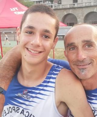 Riccardo Befani con il papà Giacomo