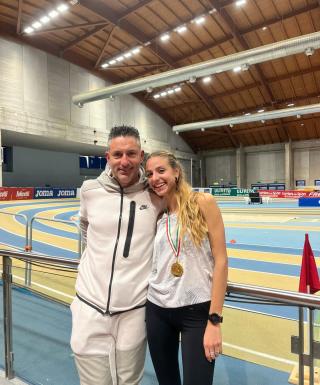 Melissa Fracassini con il papà Francesco