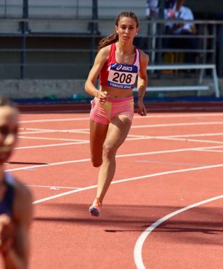 Eleonora Foudraz (Calvesi) ha migliorato due volte il PB nei 400mt al Challenge Assoluto di Firenze 