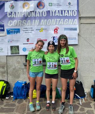 Francesca Milani, Sylvie Vallet, Giulia Framarin (Cogne)