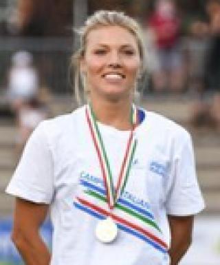 La Campionessa d'Italia Dariya Derkach