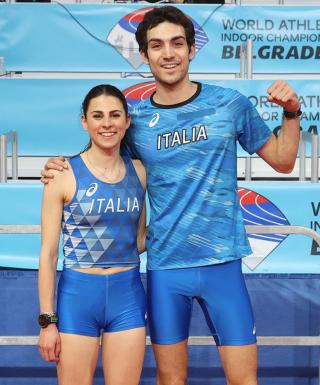Elena Bellò e Pietro Arese (foto Colombo/FIDAL)
