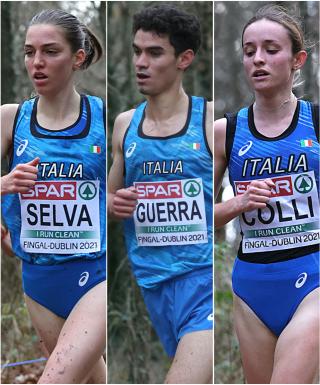 Giovanna Selva, Francesco Guerra, Gaia Colli (foto Colombo/FIDAL)