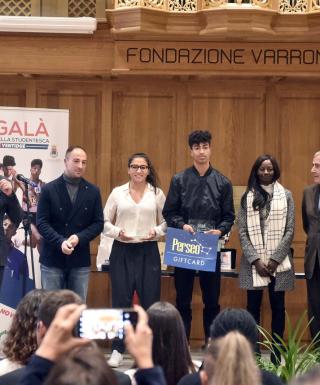 La cerimonia di premiazione a Rieti (Meloccaro/Studentesca Milardi)