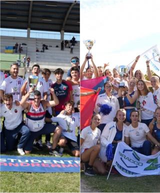 Gli scudetti U23 vinti da Studentesca Rieti e Bracco Atletica a Modena (foto Passerini)