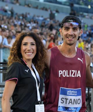 Antonella Palmisano e Massimo Stano (foto Grana/FIDAL)