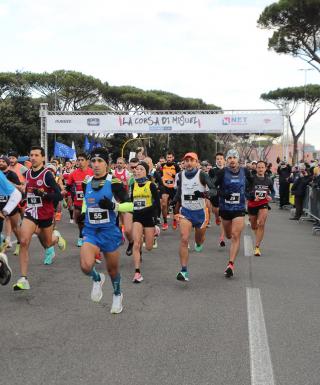 La partenza della Corsa di Miguel 2022 (foto Piccioli/organizzatori)
