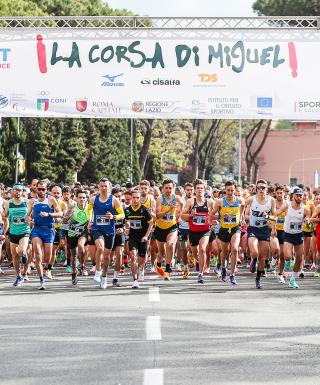 La partenza 2022 della Corsa di Miguel (foto organizzatori)