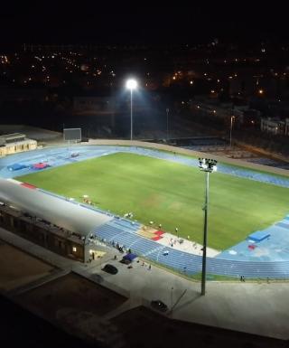 Lo Stadio Cozzoli di Molfetta, sede degli Assoluti 2023 (foto Comune di Molfetta)