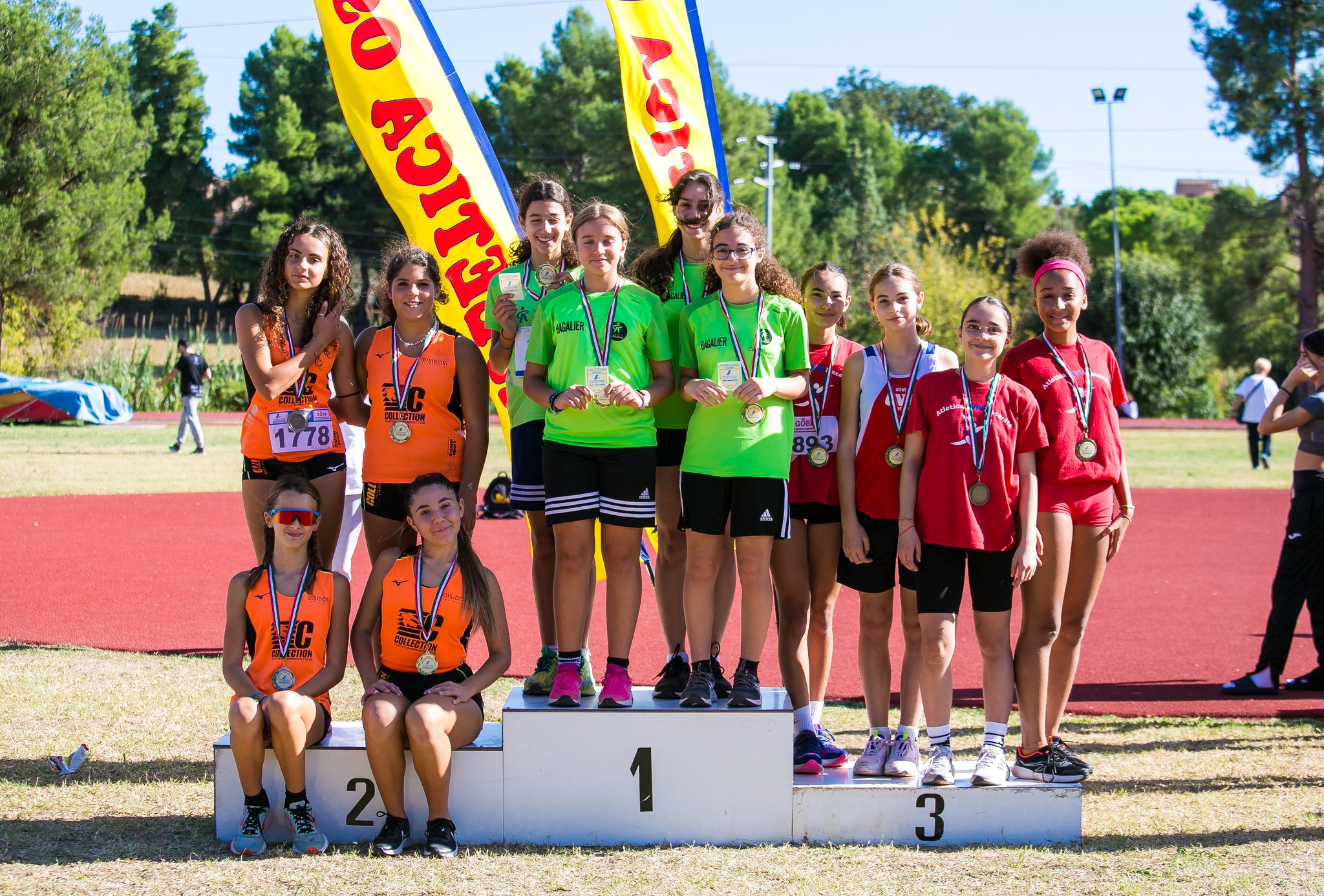 Fockety Bastoni Per Staffetta Atletica Leggera – Alluminio Leggero E Sicuro Per Corsa, Colore Blu