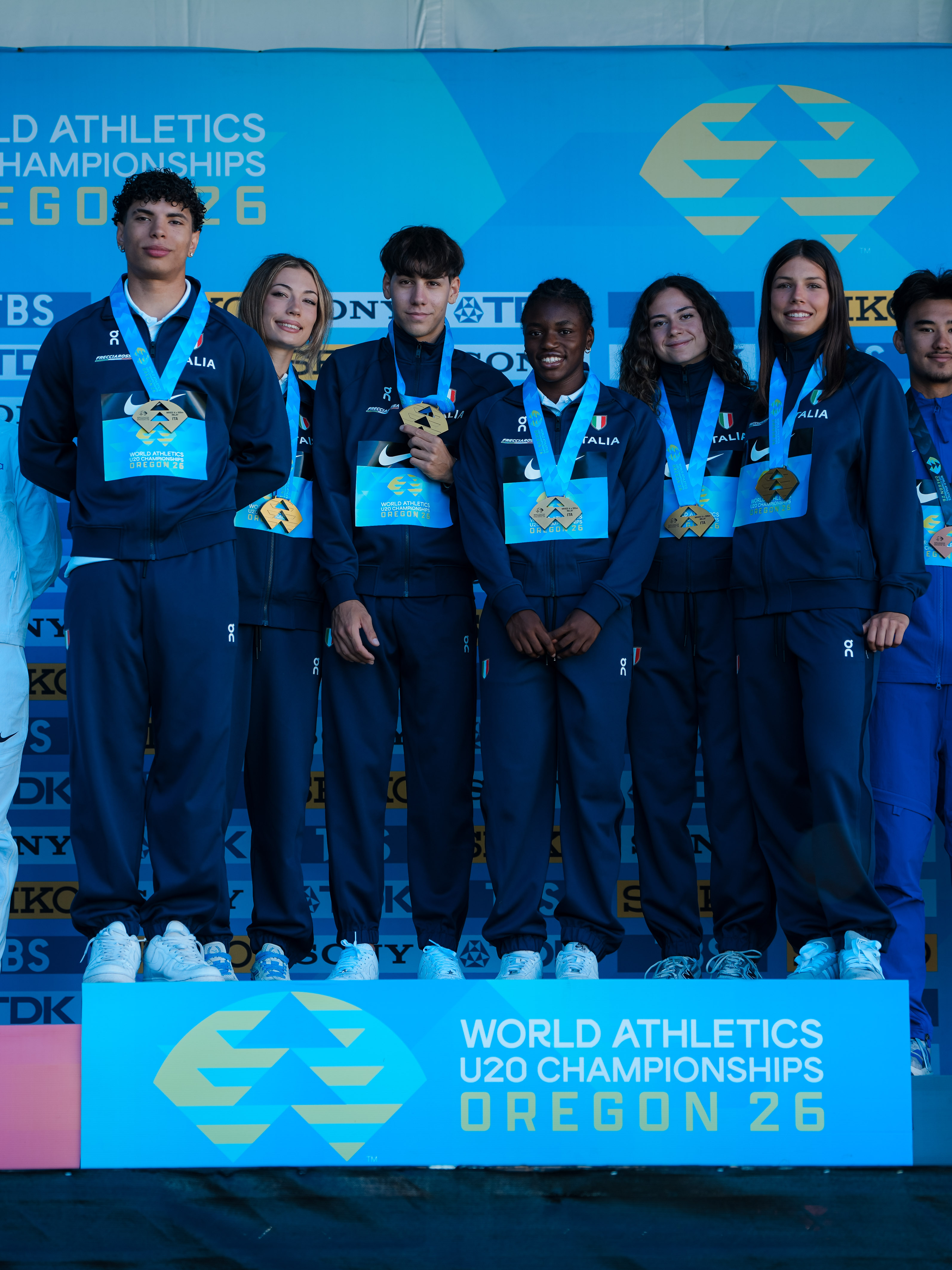 Mondiali U20: Italia terza nel medagliere