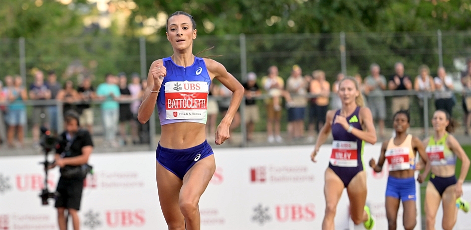 Battocletti 3:57.54, record anche nei 1500!