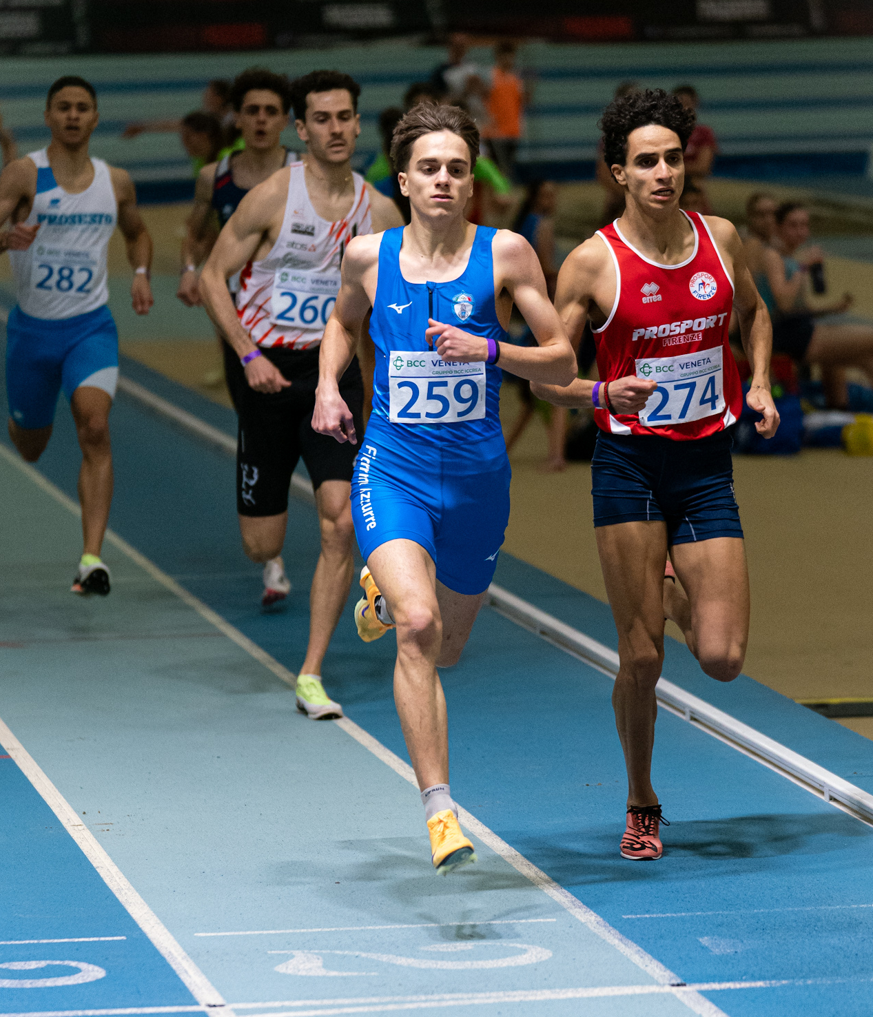 Padova: Casoni tris, 800 record in 1:48.55