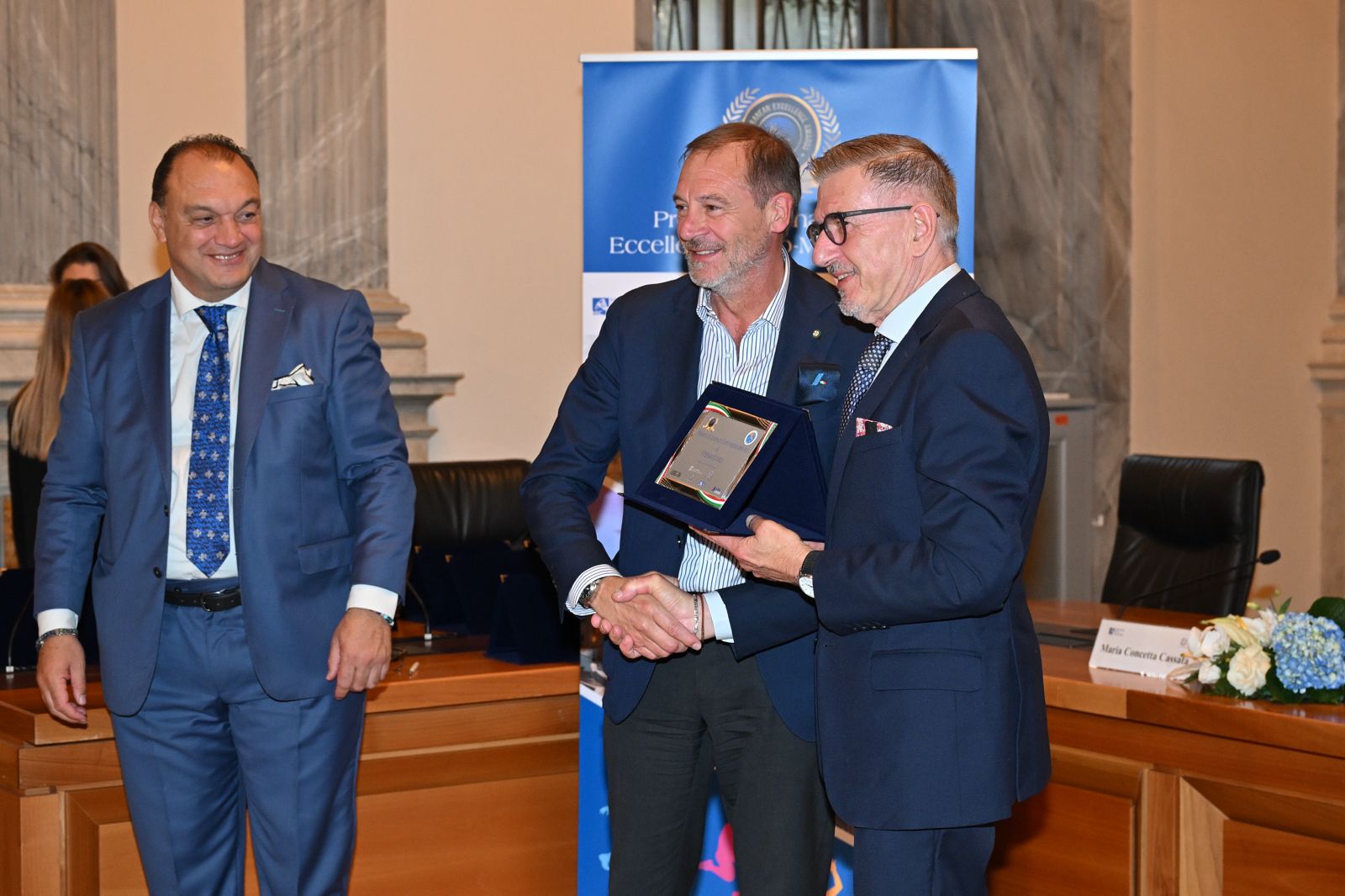 Premio Euro Mediterraneo al presidente Mei