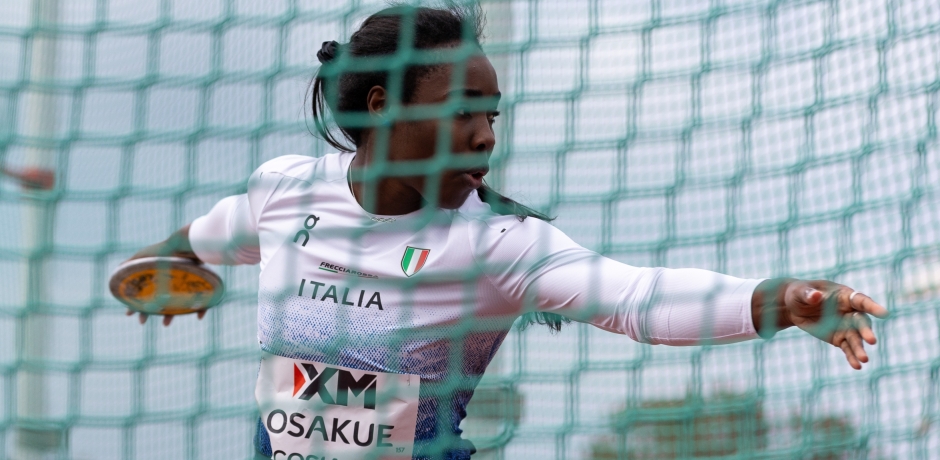 Osakue, il disco torna a volare: 64,68 record!
