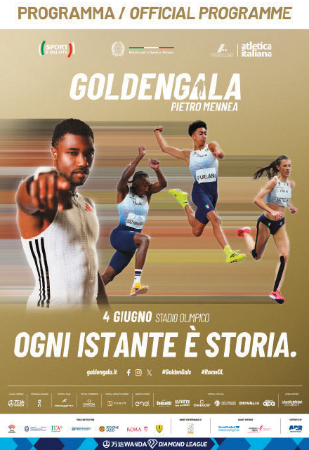 Golden Gala 2026, programma ufficiale