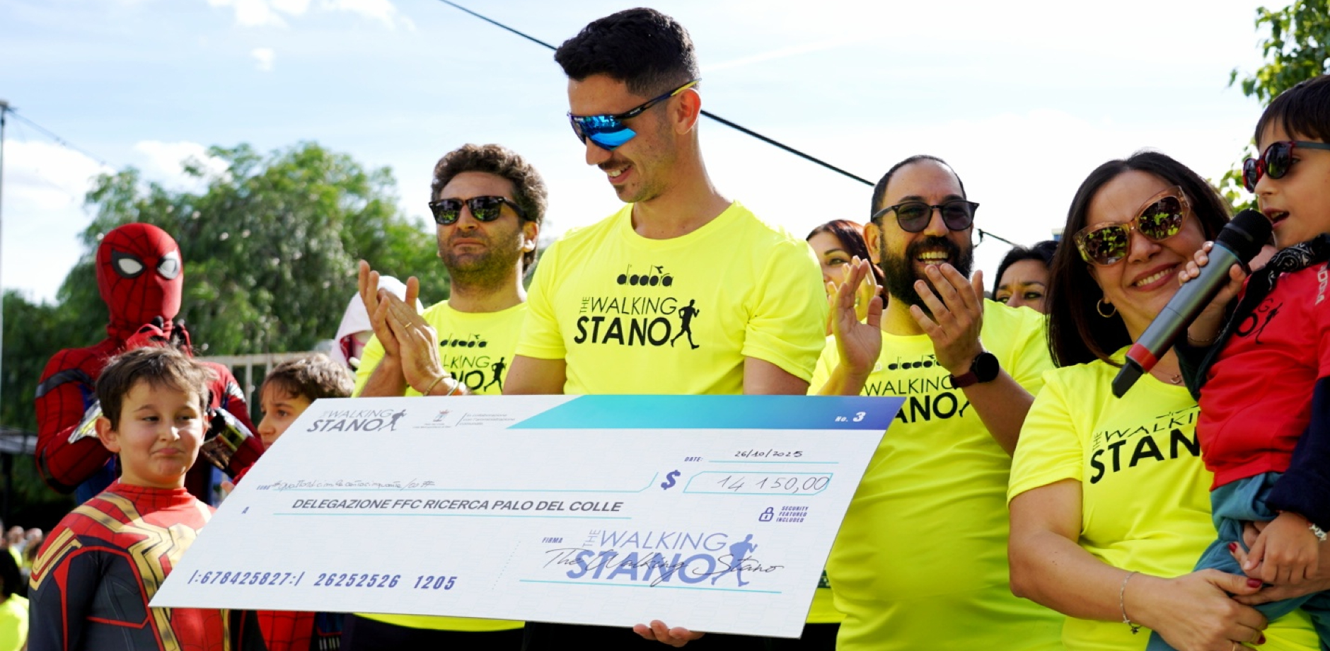 The Walking Stano, marcia per la solidarietà