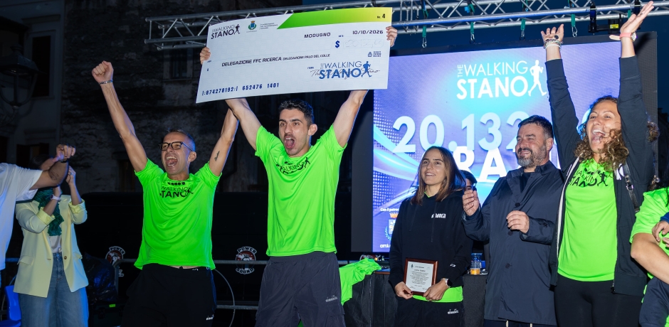 The Walking Stano, 20mila euro per la ricerca