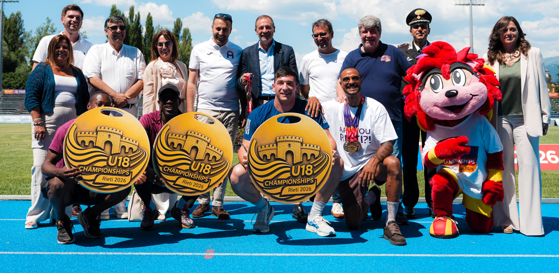 'Rieti Colosseo dell'atletica': ecco le medaglie