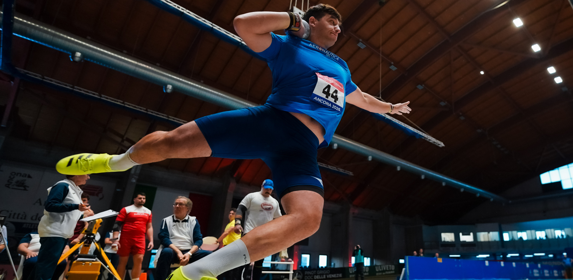 Assoluti indoor al via con il peso: Fabbri 21,80