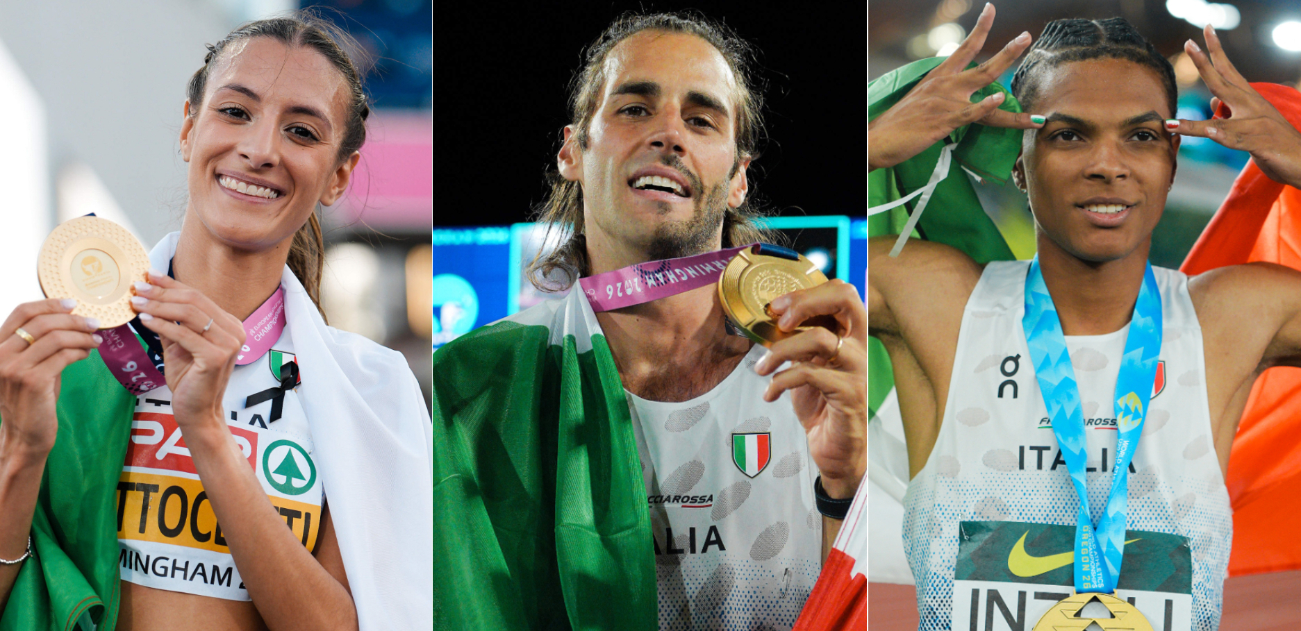 Battocletti, Tamberi, Inzoli superstar d'Europa