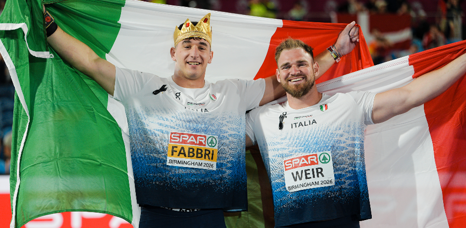 Eurodoppietta: Fabbri oro, Weir argento!