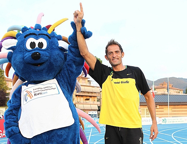 rieti2013 mascotte fabrizio donato